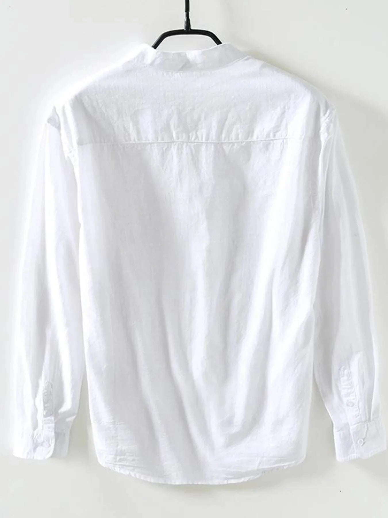 Men's Plus Size Button Up Long Sleeve Shirt