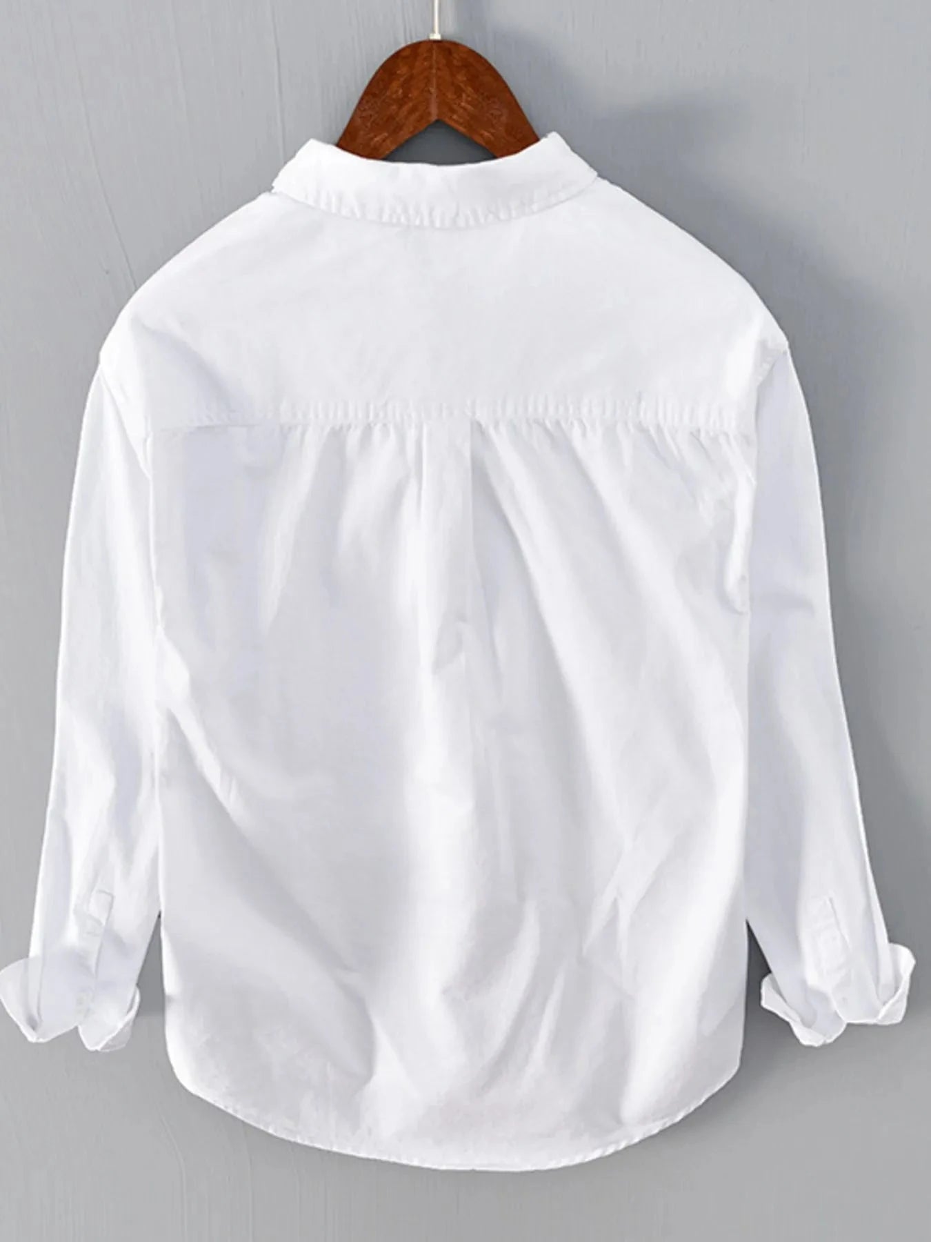 Men's Plus Size Button Up Long Sleeve Shirt