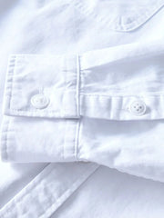 Men's Plus Size Button Up Long Sleeve Shirt