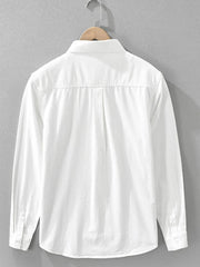 Men's Plus Size Button Up Long Sleeve Shirt