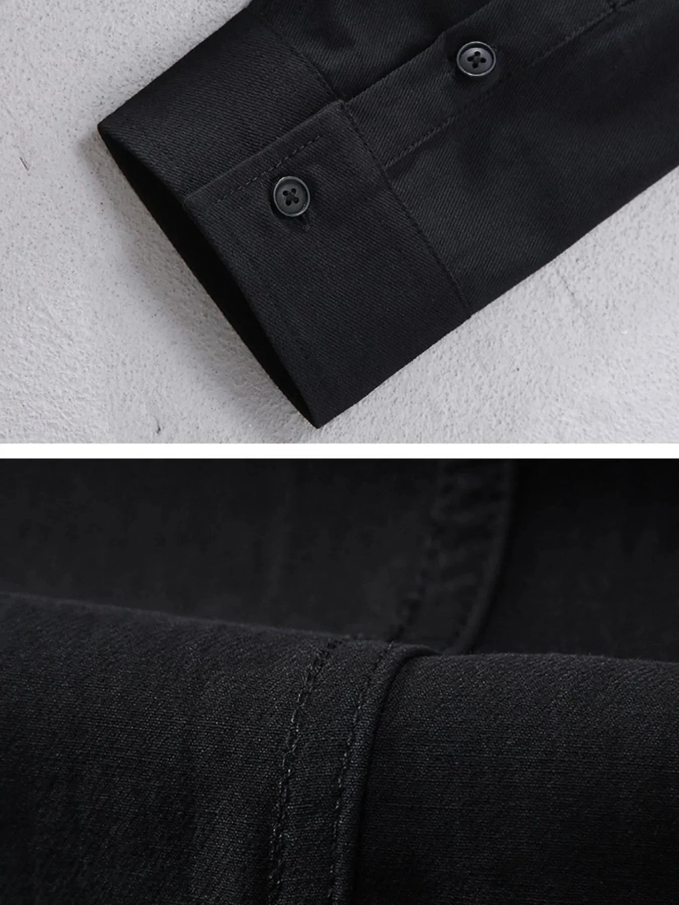 Men's Plus Size Button Up Long Sleeve Shirt