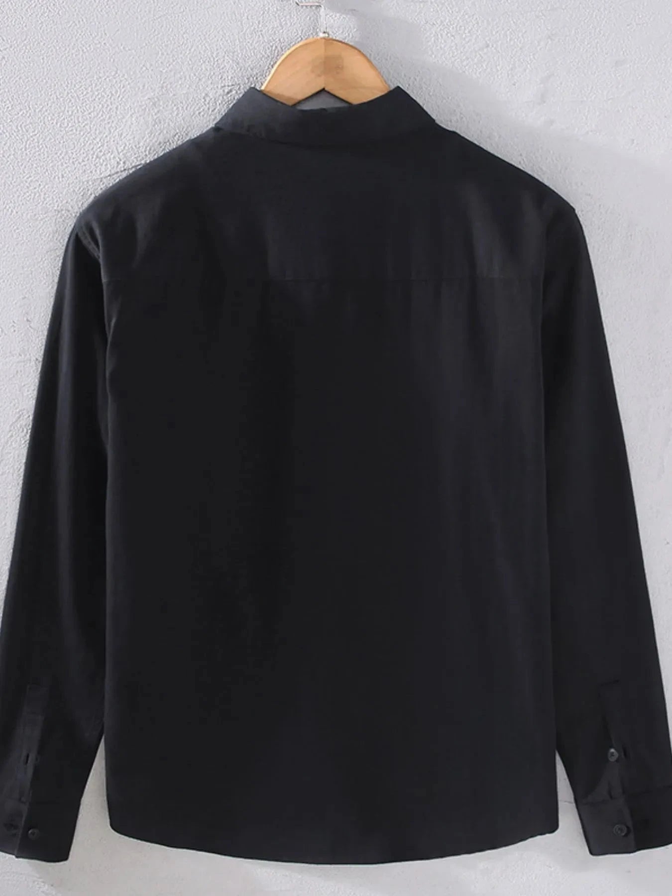 Men's Plus Size Button Up Long Sleeve Shirt