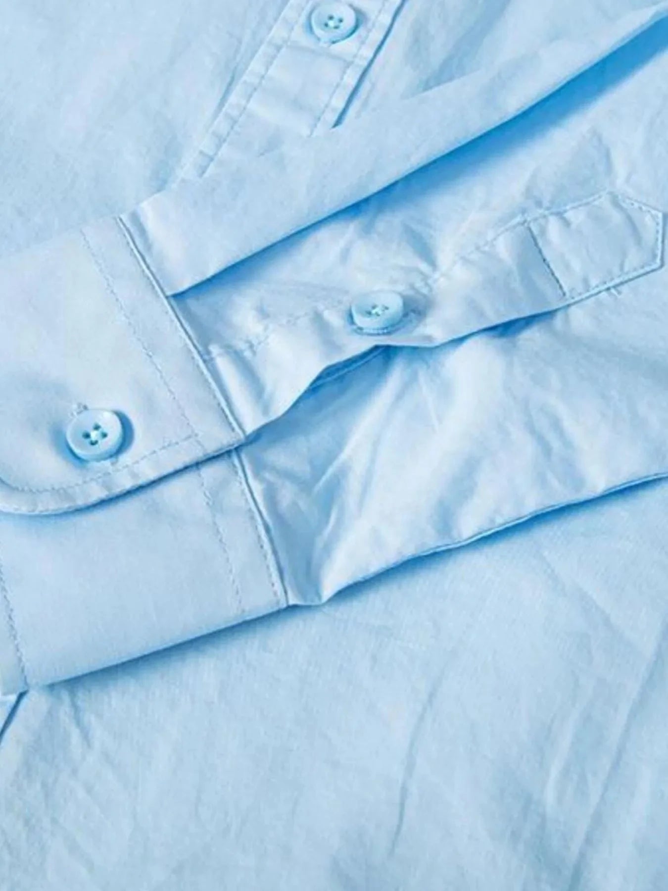 Men's Plus Size Button Up Long Sleeve Shirt