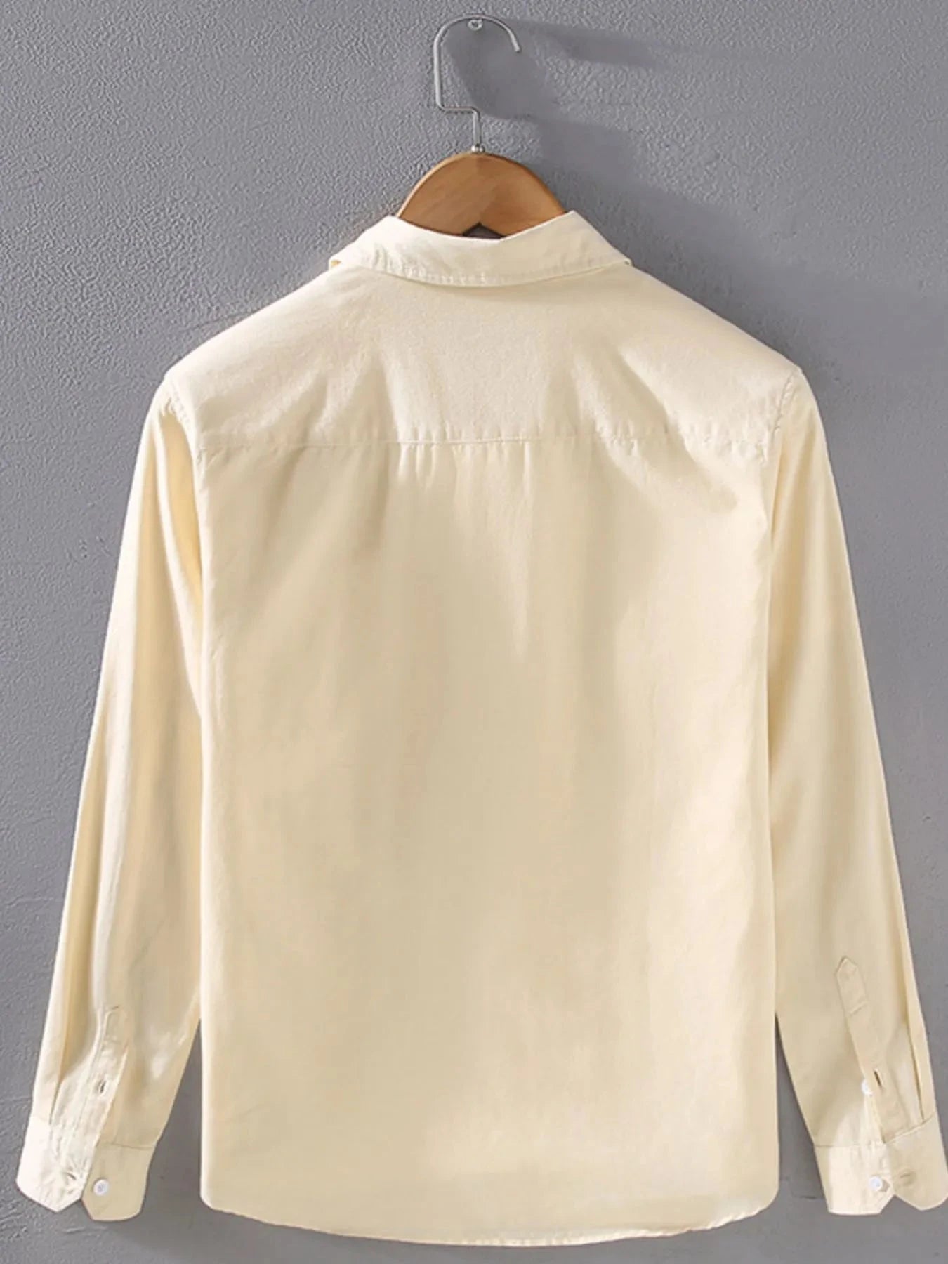 Men's Plus Size Button Up Long Sleeve Shirt