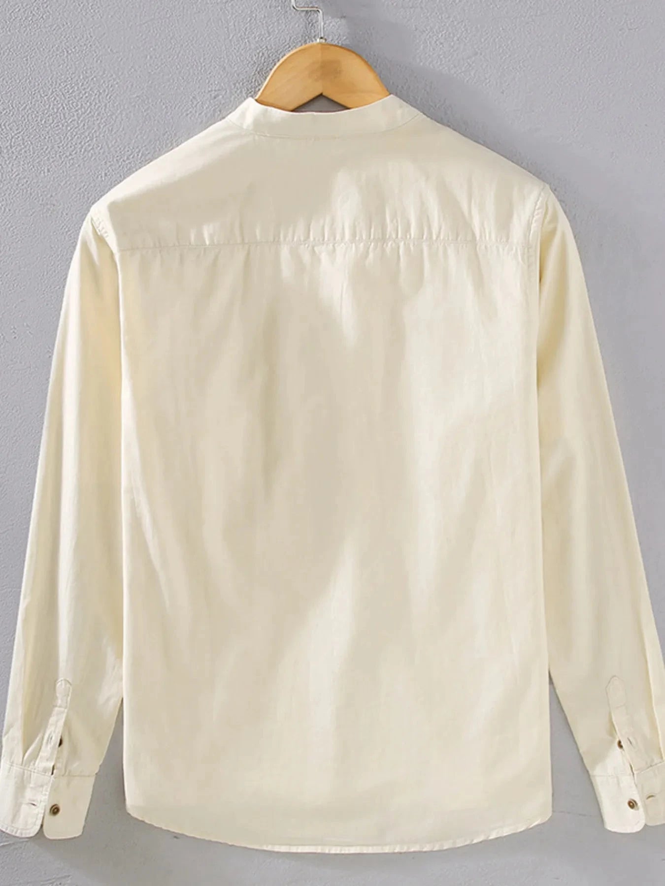 Men's Plus Size Button Up Long Sleeve Shirt