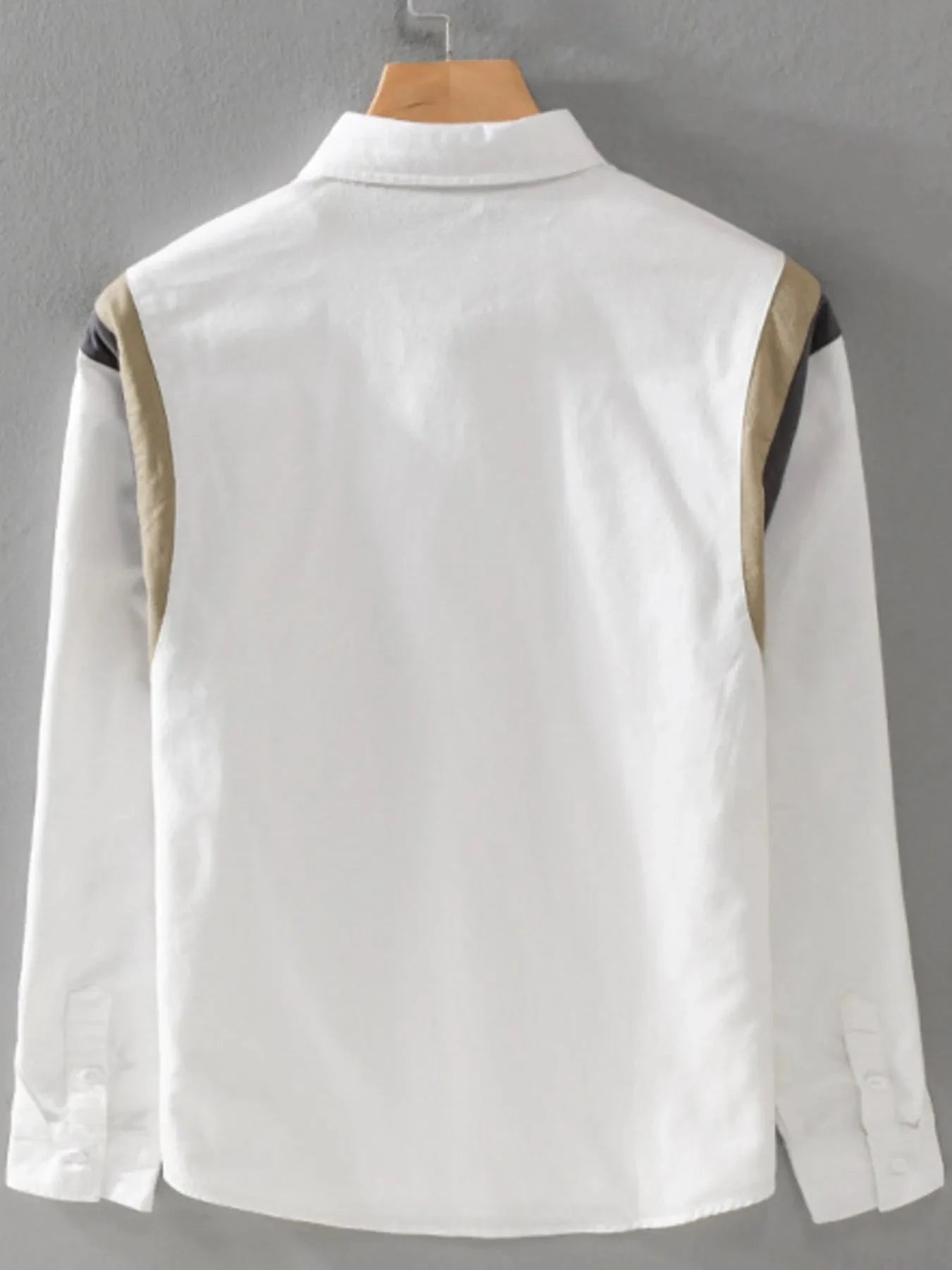 Men's Plus Size Button-Up Long Sleeve Shirt