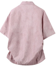 Men's Plus Size Button Up Short Sleeve Shirt