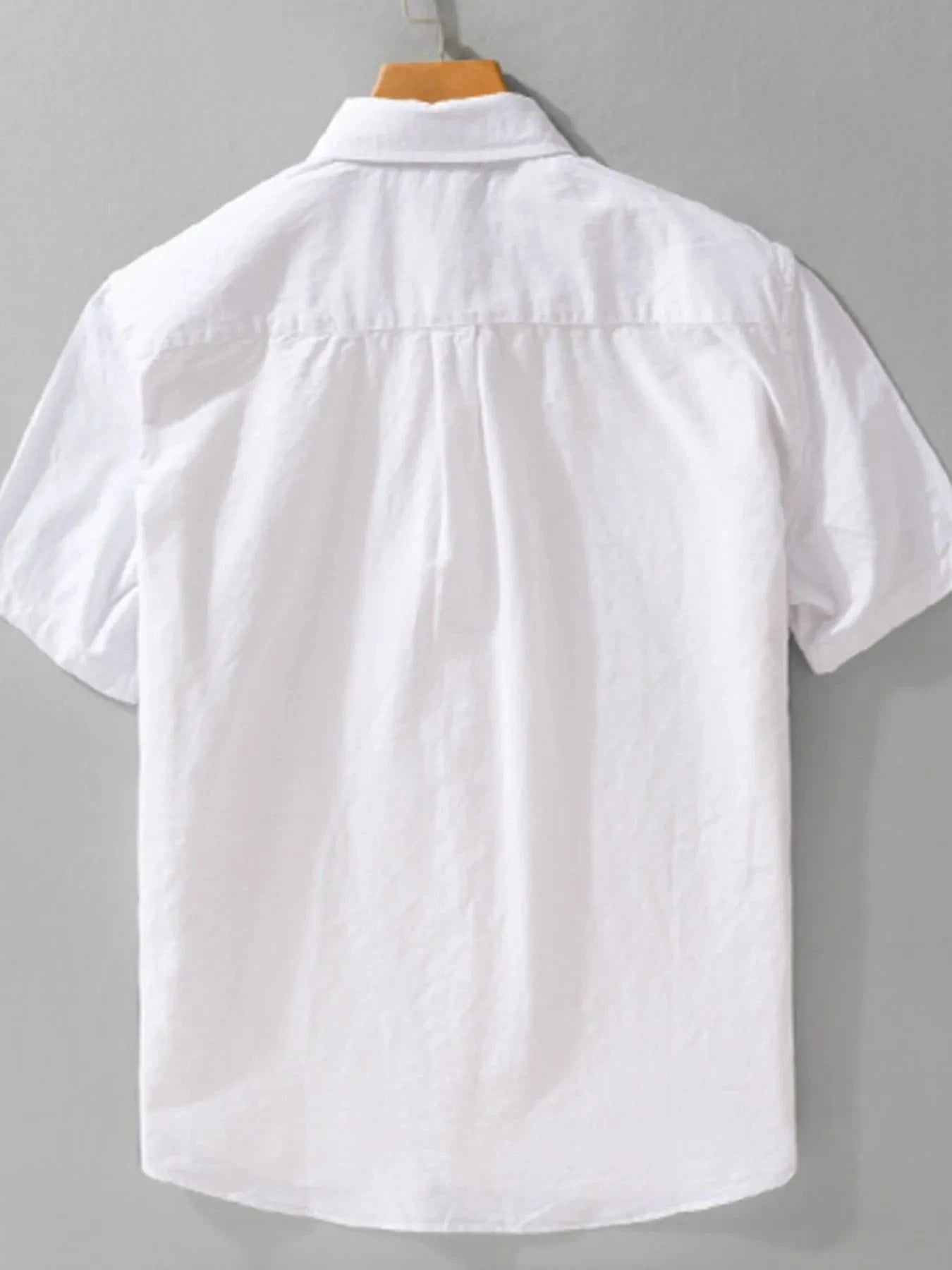 Men's Plus Size Button Up Short Sleeve Shirt