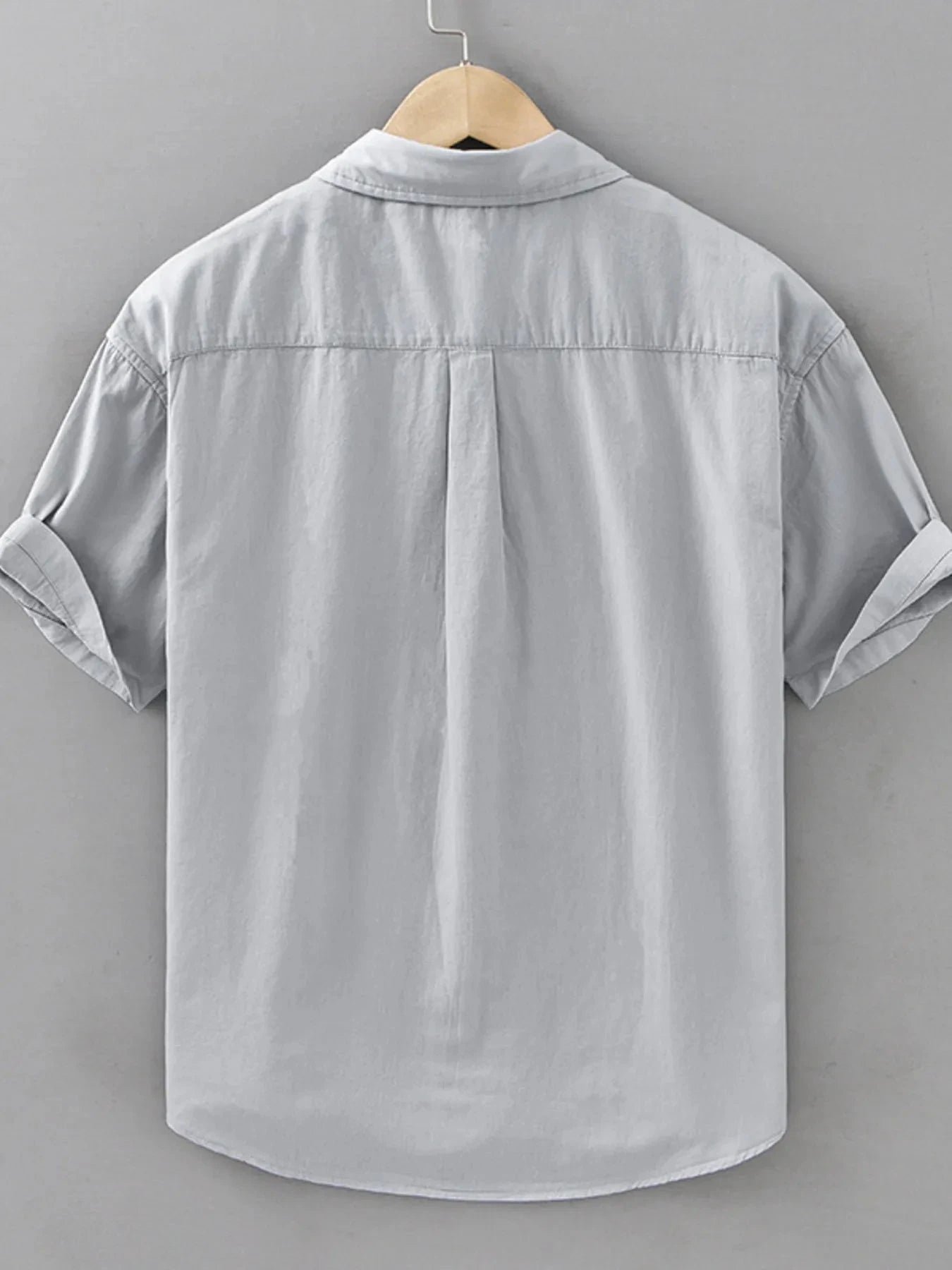 Men's Plus Size Button Up Short Sleeve Shirt