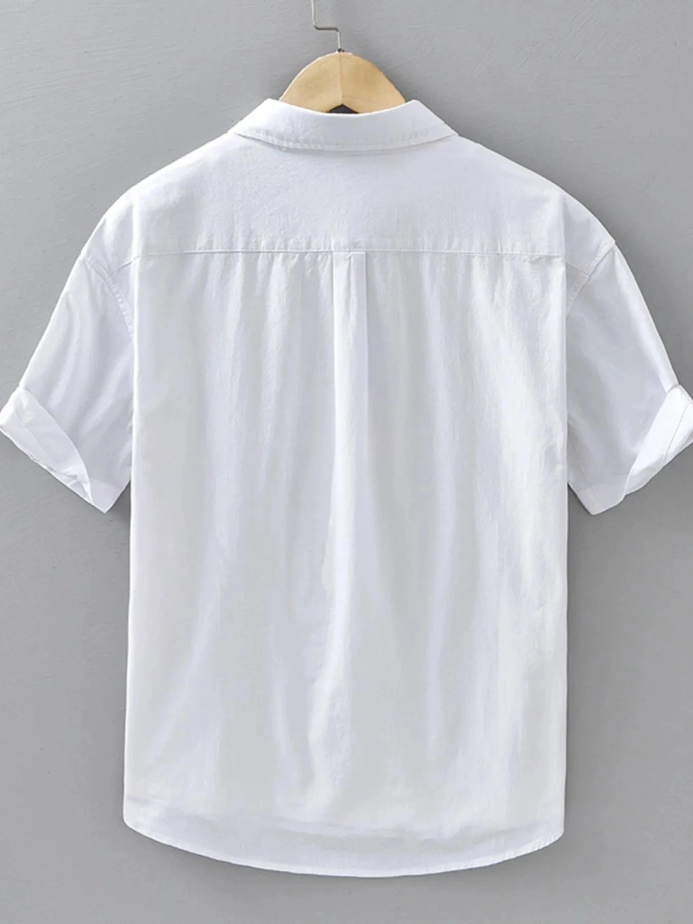 Men's Plus Size Button Up Short Sleeve Shirt