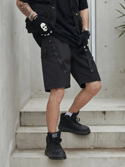 Men's Plus Size Cargo Shorts with Multi-Pockets