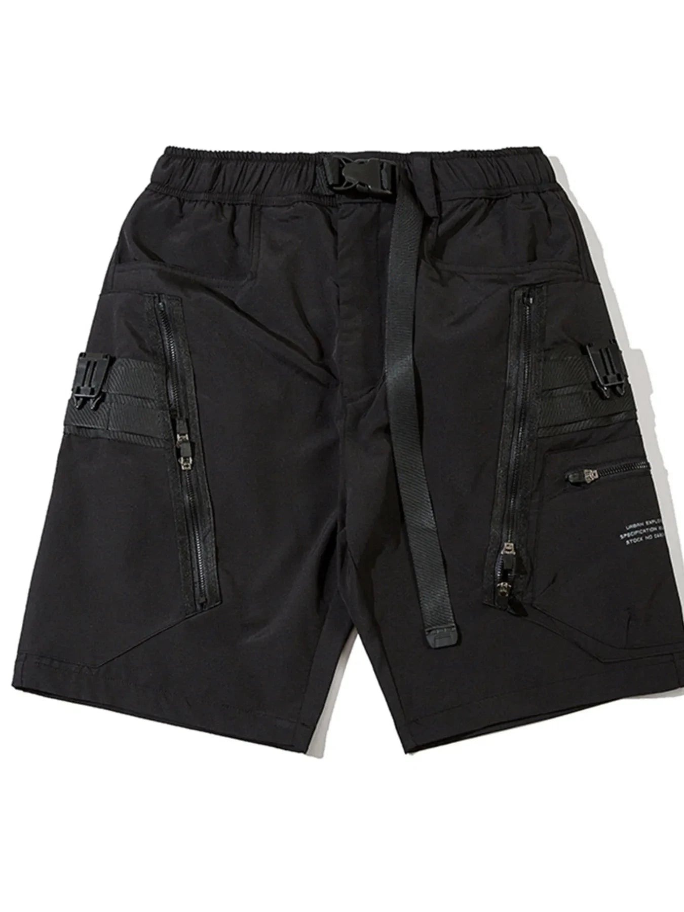 Men's Plus Size Cargo Shorts with Multi-Pockets