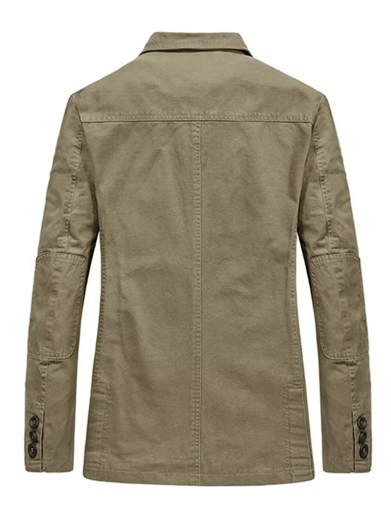 Men's Plus Size Casual Button Up Slim Fit Blazer