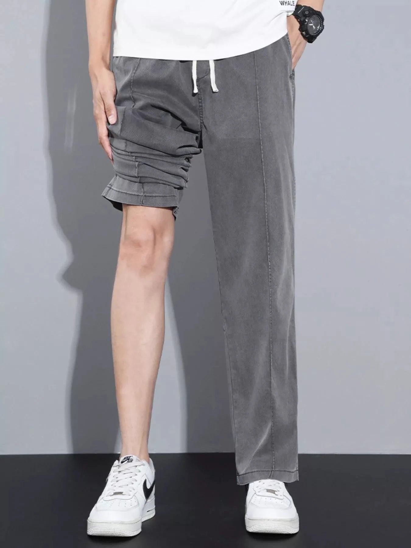 Men's Plus Size Casual Drawstring Pants