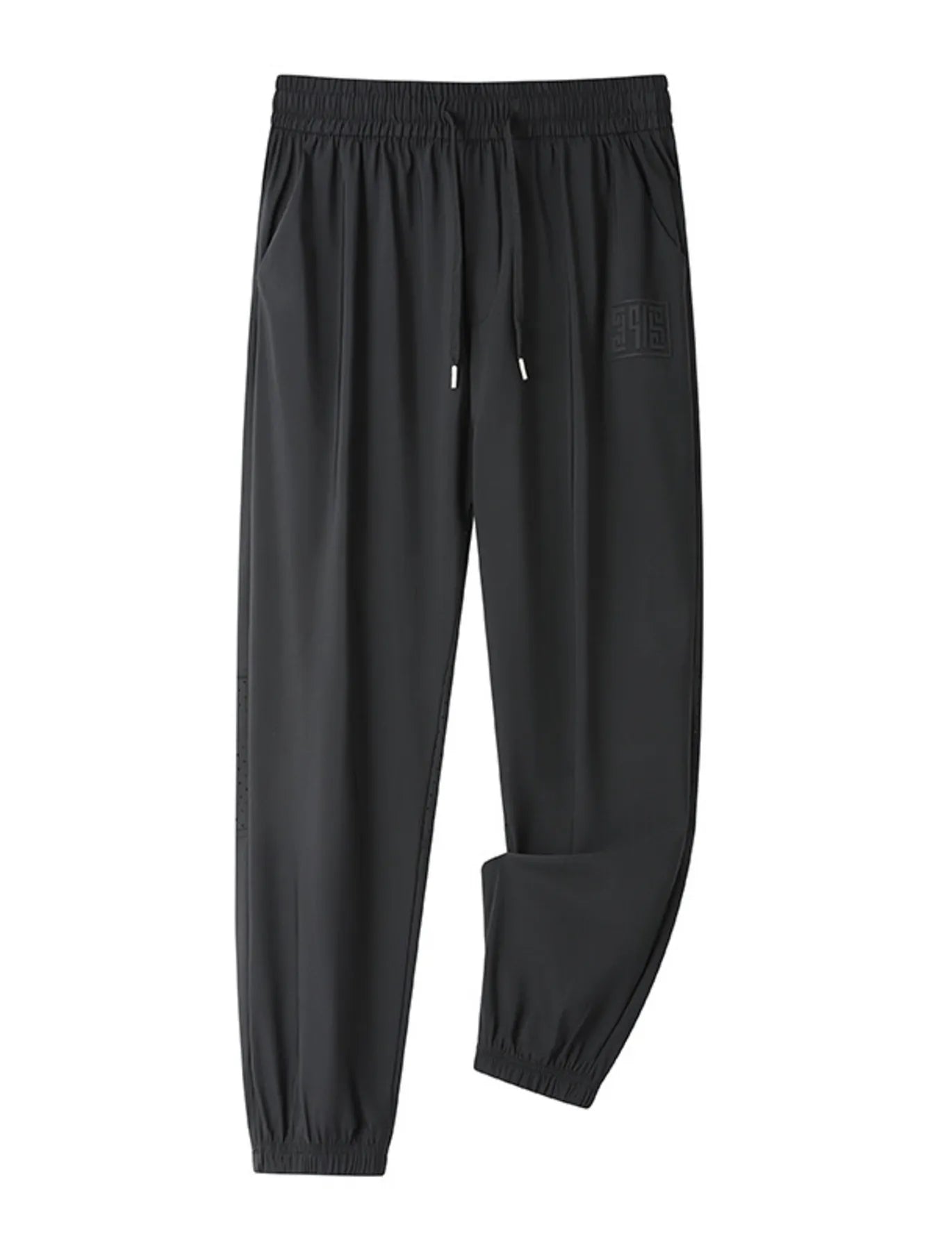 Men's Plus Size Casual Drawstring Pants Black / M