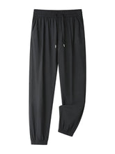 Men's Plus Size Casual Drawstring Pants Black / M