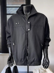 Men's Plus Size Casual Lightweight Bomber Jacket