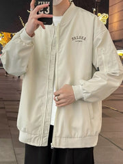 Men's Plus Size Casual Lightweight Zip Up Jacket