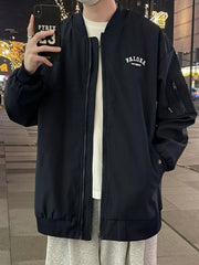 Men's Plus Size Casual Lightweight Zip Up Jacket