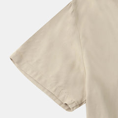 Men's Plus Size Casual Short Sleeve Button Down Shirt