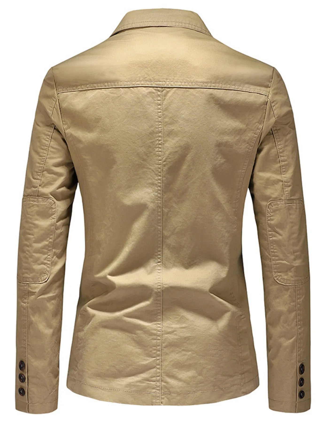 Men's Plus Size Casual Slim Fit Button Up Blazer