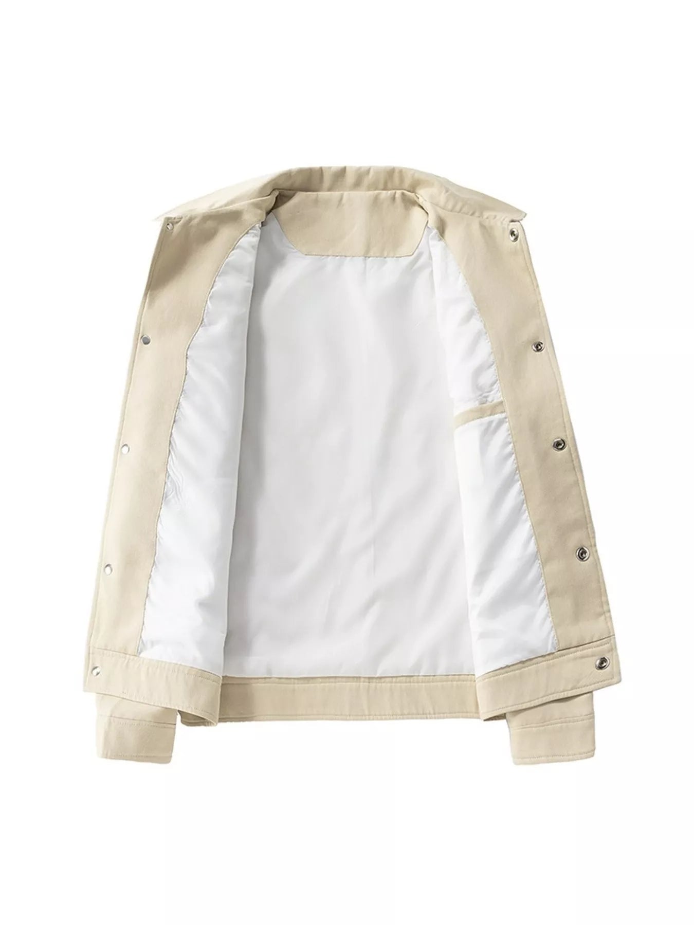 Men's Plus Size Casual Snap-Down Jacket