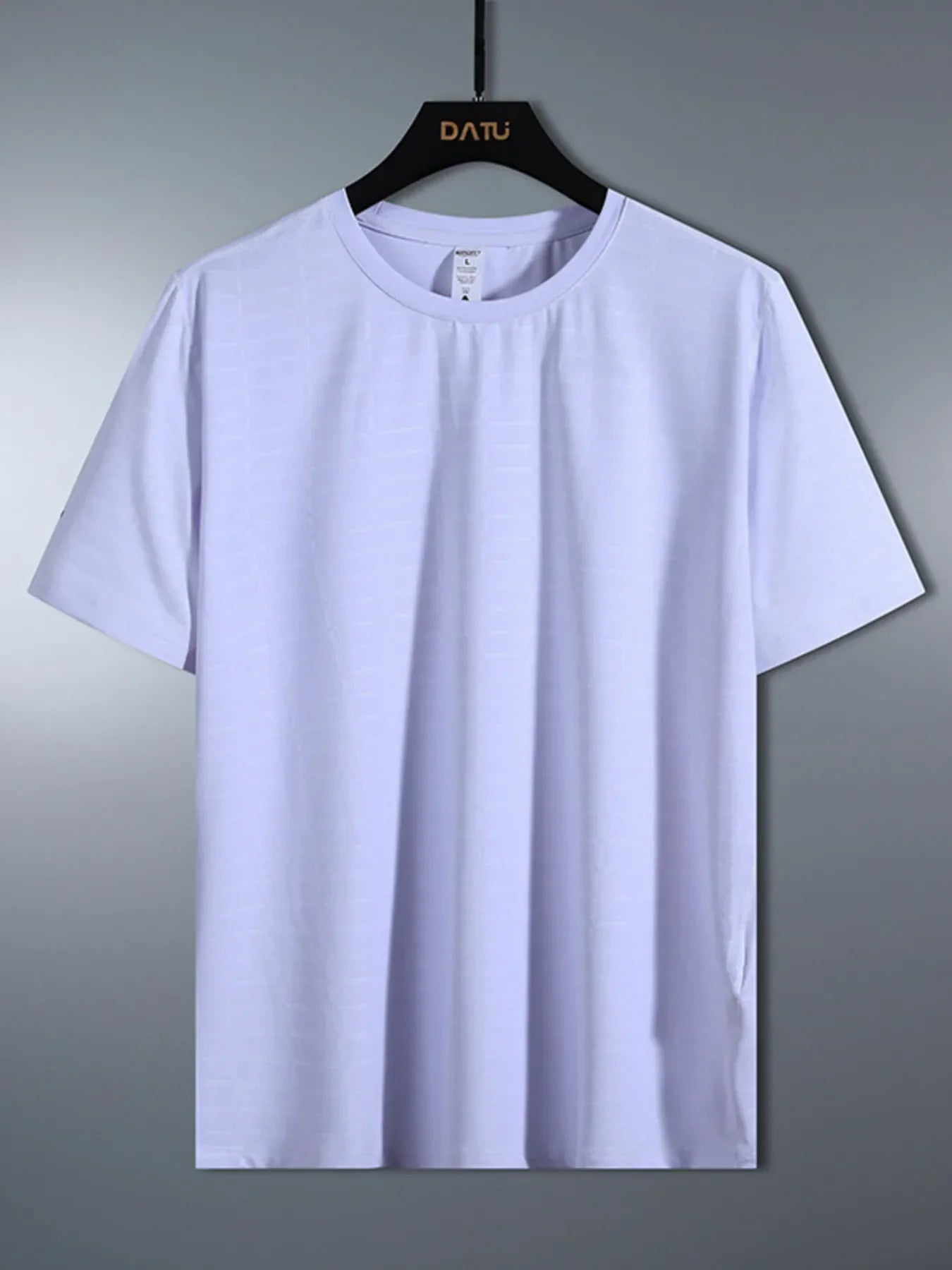 Men's Plus Size Crew Neck Short Sleeve T-Shirt White / M