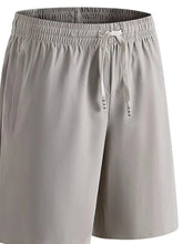 Men's Plus Size Drawstring Shorts Coffee Color / M
