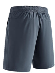 Men's Plus Size Drawstring Shorts Dark Gray / M
