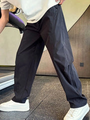 Men's Plus Size Drawstring Wide Leg Pants