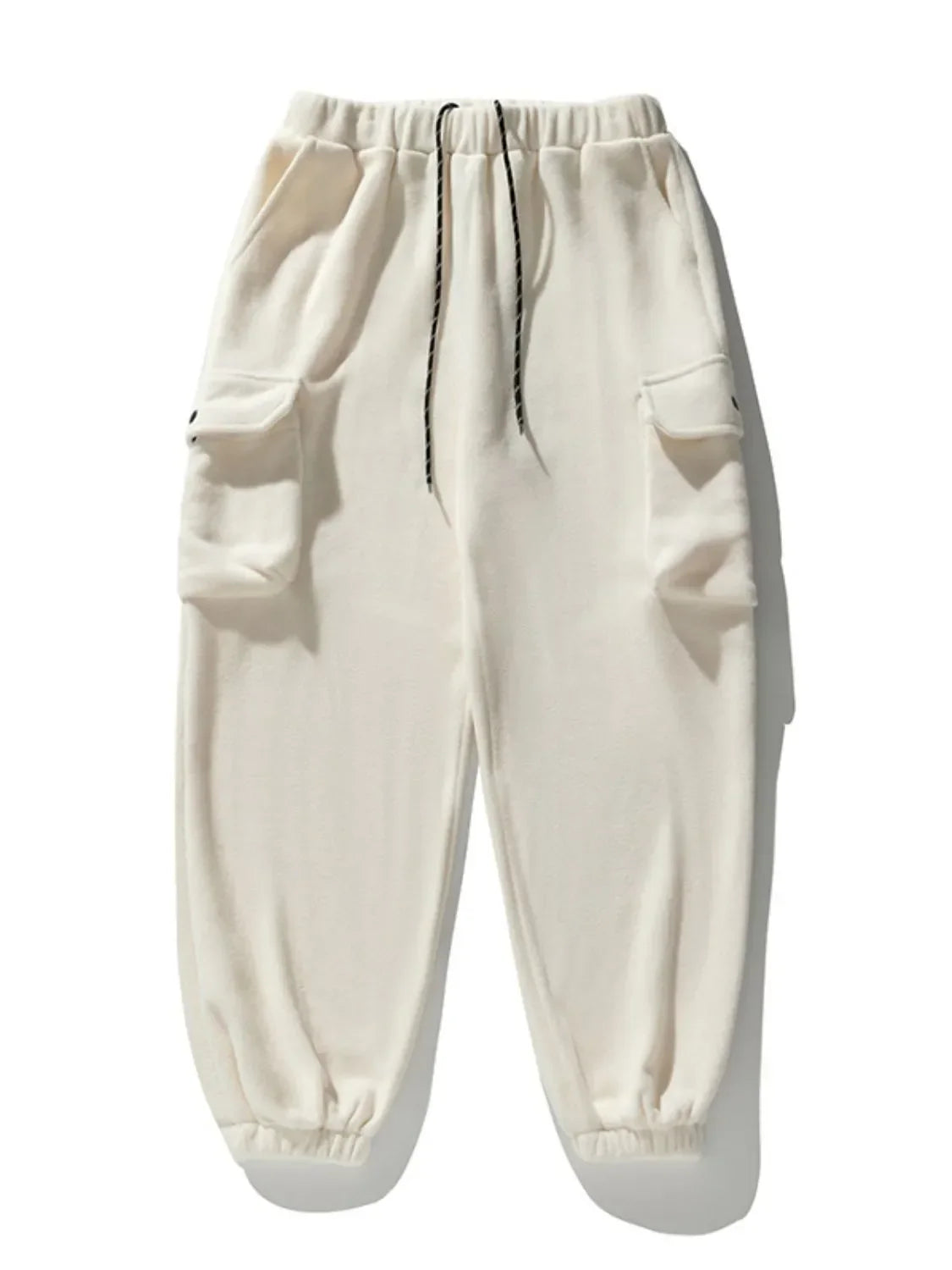 Men's Plus Size Elastic Waist Joggers with Pockets