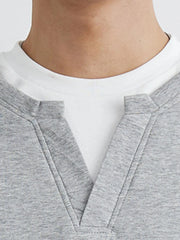 Men's Plus Size Half Sleeve Top and Shorts Set