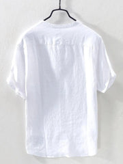 Men's Plus Size Lightweight Short Sleeve Blouse