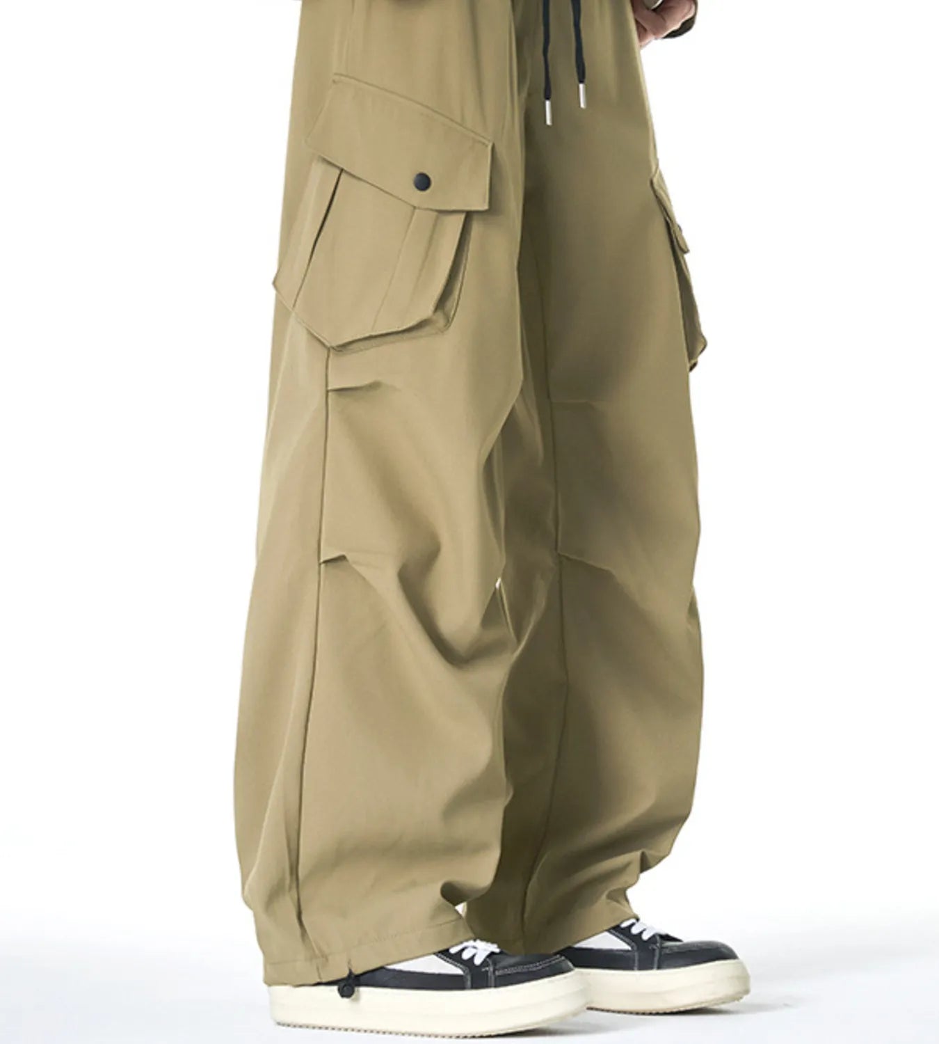 Men's Plus Size Loose Fit Cargo Combat Pants