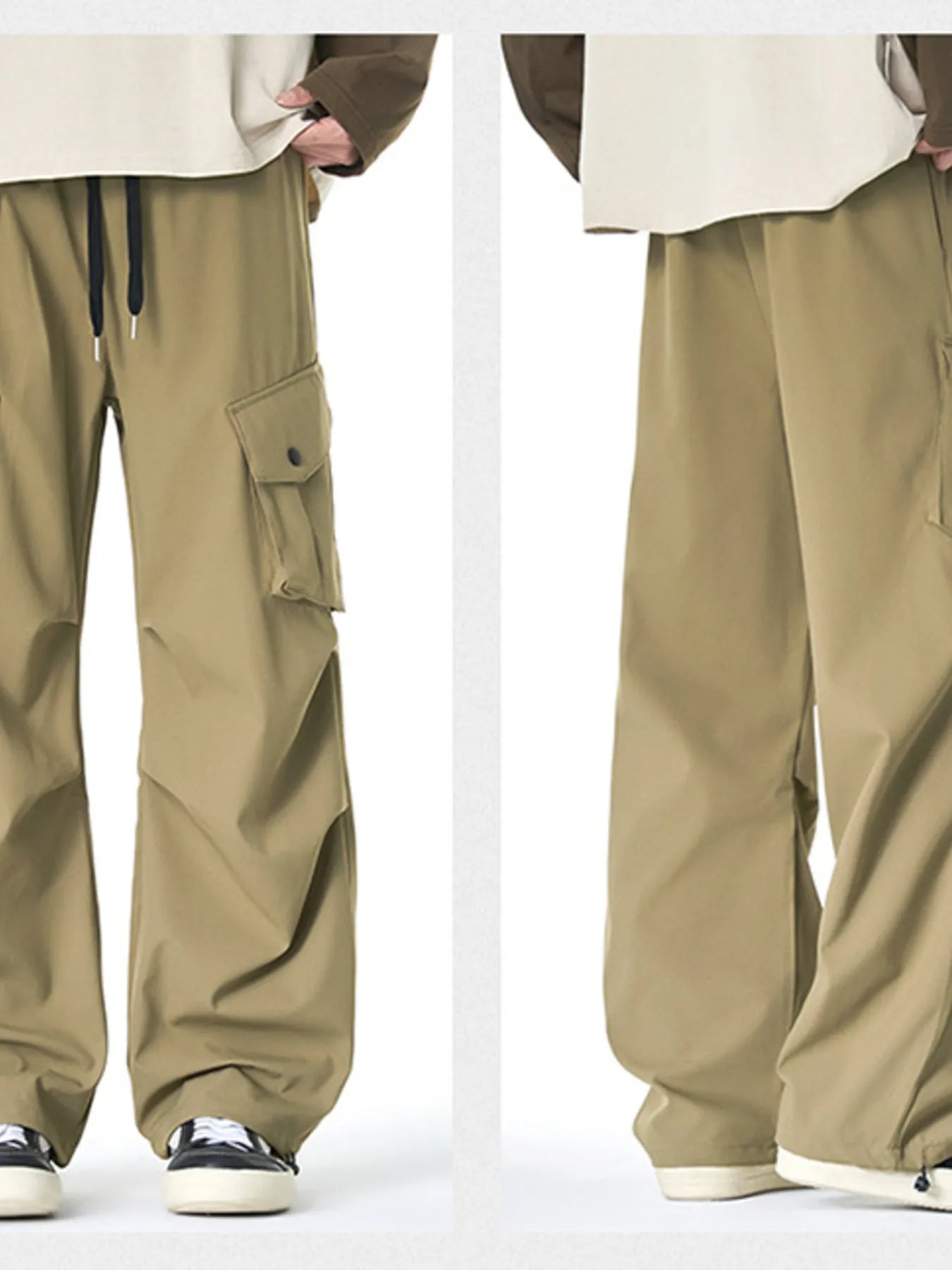 Men's Plus Size Loose Fit Cargo Combat Pants