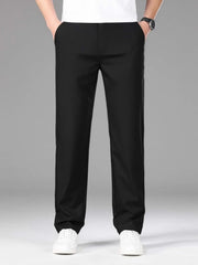 Men's Plus Size Loose Fit Pants Black / M