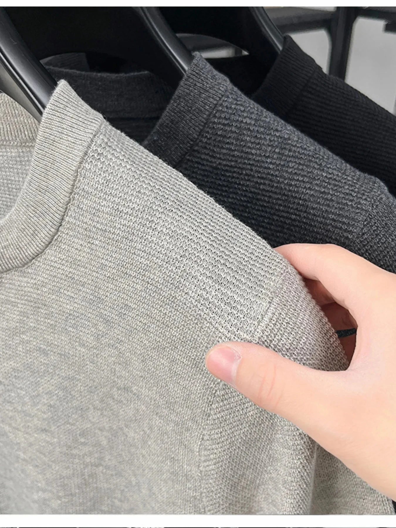 Men's Plus Size Notched Short Sleeve T-Shirt