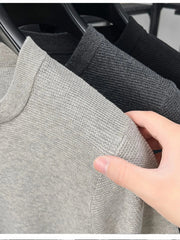 Men's Plus Size Notched Short Sleeve T-Shirt