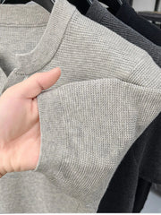 Men's Plus Size Notched Short Sleeve T-Shirt