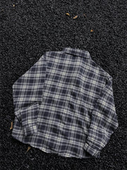 Men's Plus Size Plaid Button Up Shirt