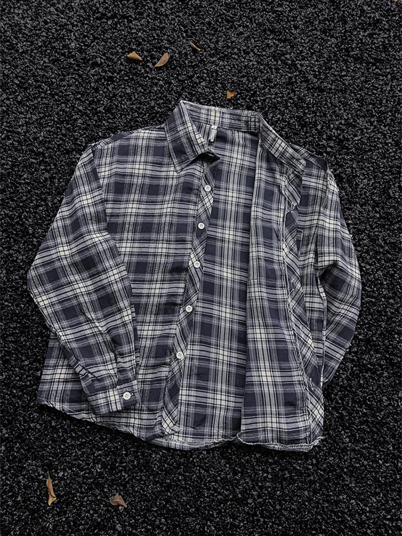 Men's Plus Size Plaid Button Up Shirt