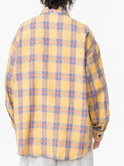 Men's Plus Size Plaid Button Up Shirt
