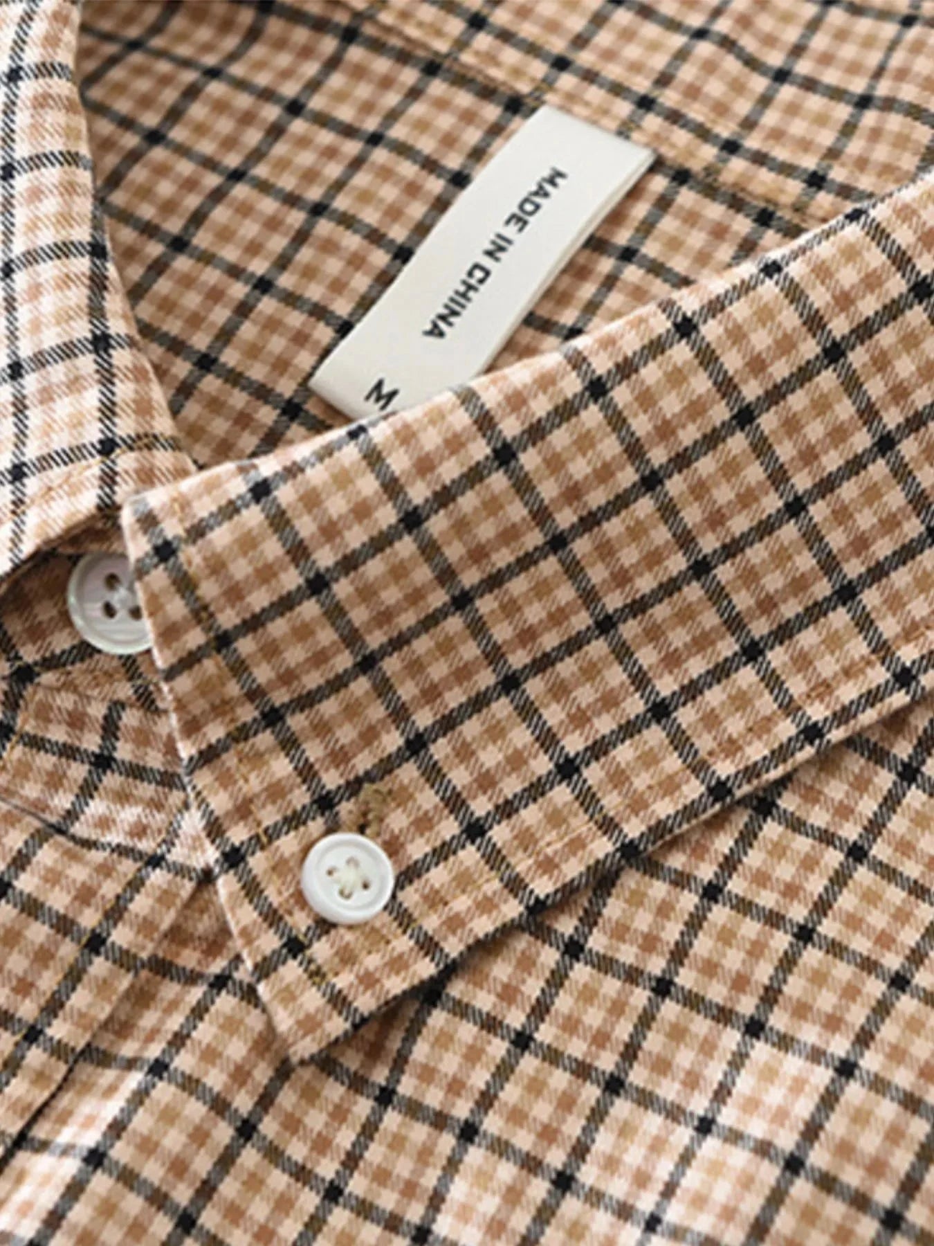 Men's Plus Size Plaid Button Up Short Sleeve Shirt