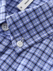 Men's Plus Size Plaid Button Up Short Sleeve Shirt