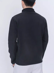 Men's Plus Size Quarter-Zip Fleece Sweatshirt
