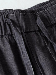 Men's Plus Size Relaxed Fit Drawstring Pants