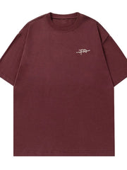 Men's Plus Size Round Neck Half Sleeve T-Shirt