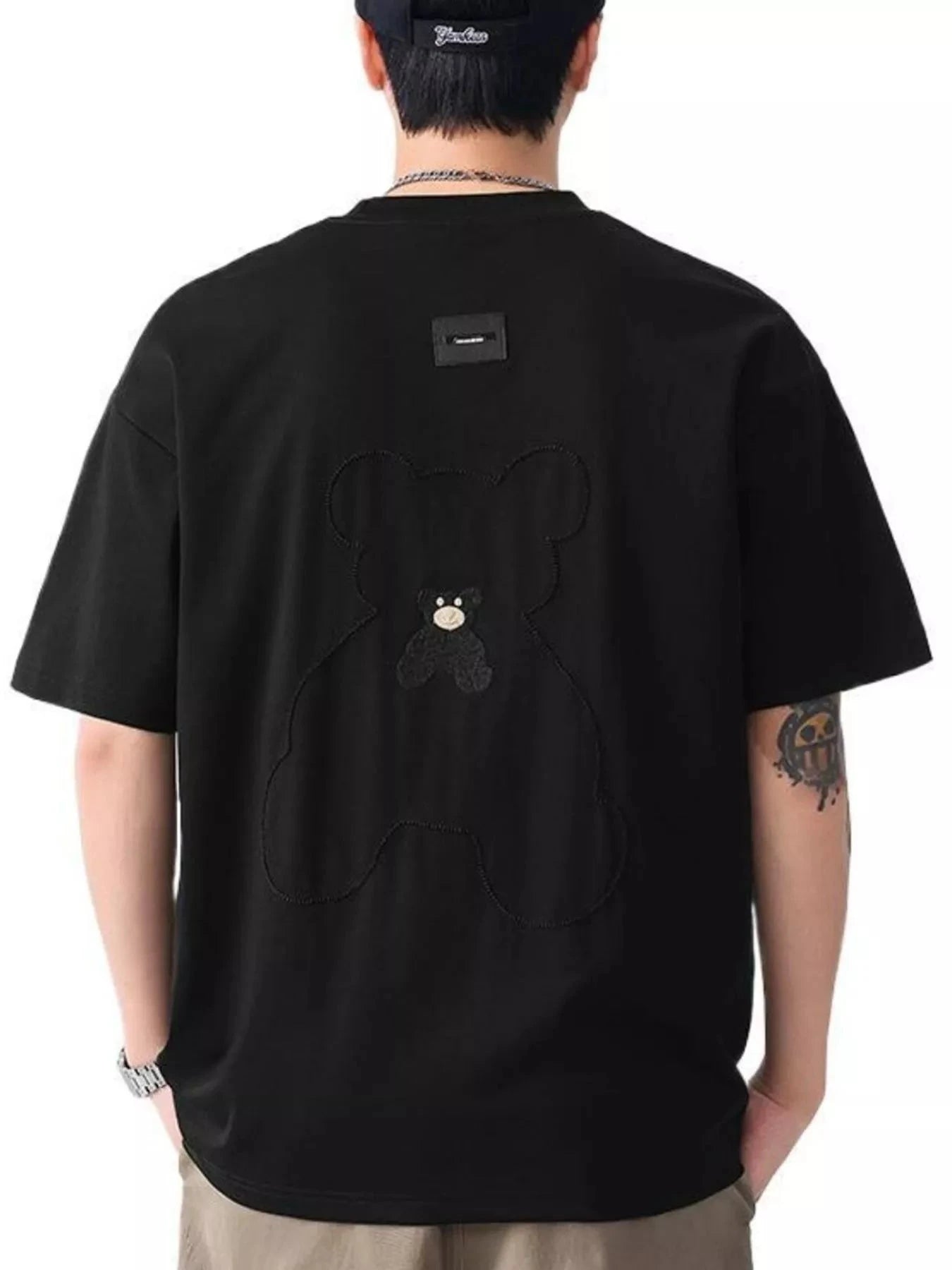 Men's Plus Size Round Neck Half Sleeve T-Shirt