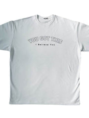 Men's Plus Size Round Neck Letter Graphic T-Shirt
