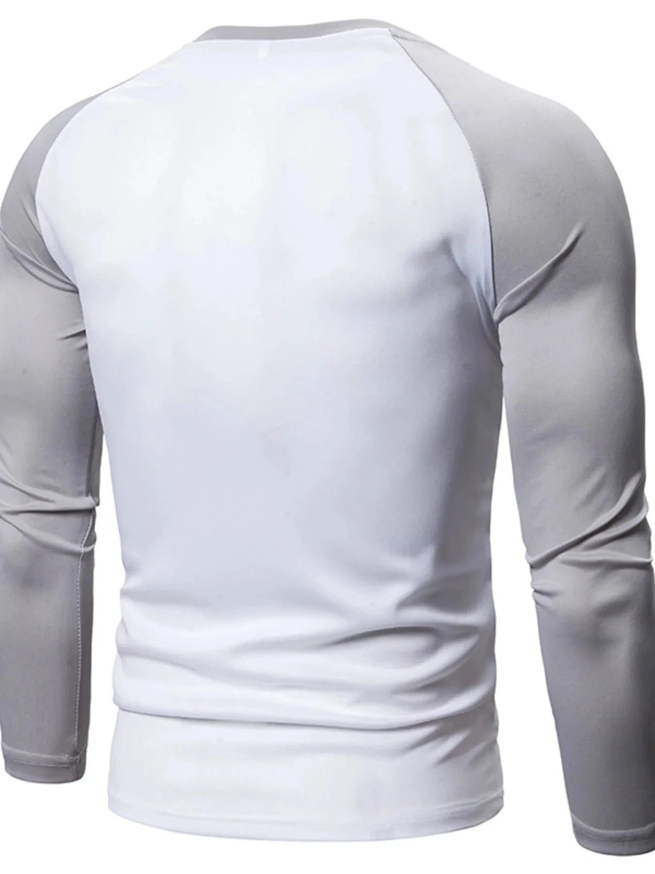 Men's Plus Size Round Neck Raglan Sleeve T-Shirt
